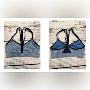 Champion Navy and Light Blue Sports Bra
